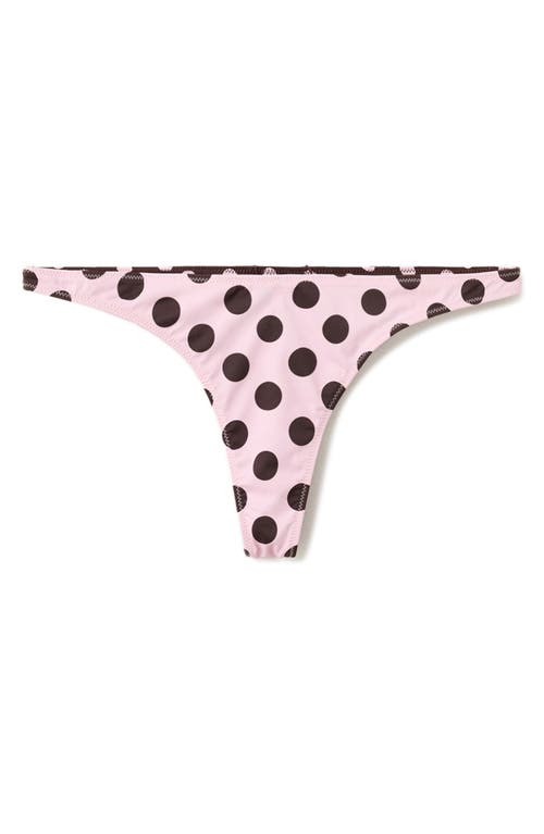 MANGO MANGO Reversible Polka Dot Bikini Bottoms