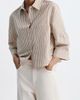 MANGO MANGO Rhinestone Striped Shirt - 1