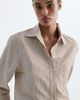 MANGO MANGO Rhinestone Striped Shirt - 3