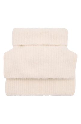 MANGO MANGO Rib Turtleneck Snood