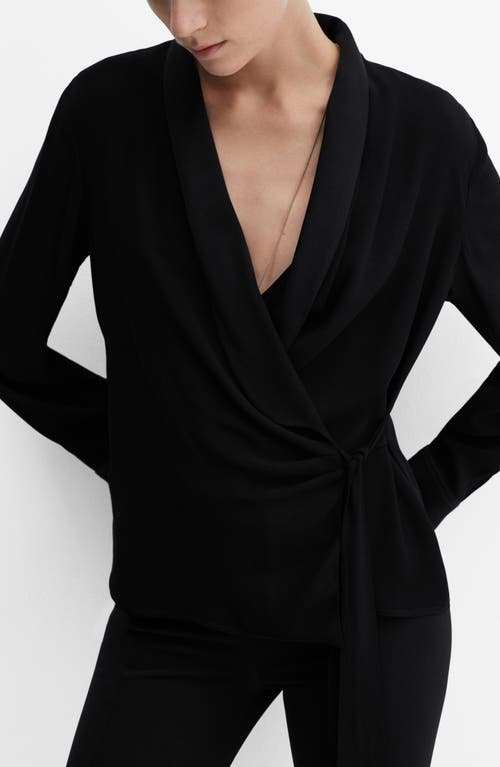 MANGO MANGO Rider Wrap Shirt