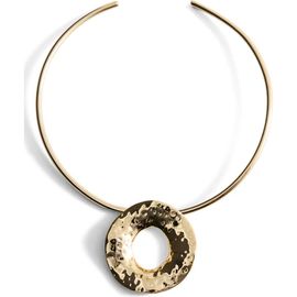 MANGO MANGO Rigid Circular Pendant Necklace