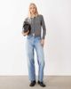 Mango Mango round neck cardigan in gray - 4
