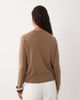 Mango Mango round neck lightweight sweater in light brown - 4