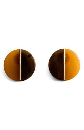 MANGO MANGO Round Resin Drop Earrings