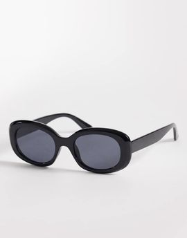 Mango Mango round sunglasses in black