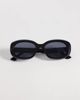Mango Mango round sunglasses in black - 3