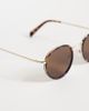 Mango Mango round sunglasses in tortoiseshell effect-Brown - 3