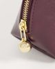 Mango Mango rounded cosmetic bag in burgundy-Red - 3