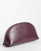 Mango Mango rounded cosmetic bag in burgundy-Red - 4