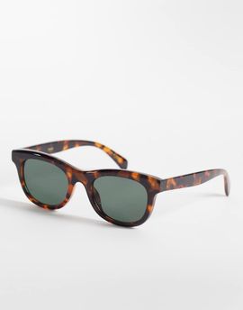 Mango Mango rounded glasses in black