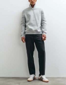Mango Mango Sammy slim fit jeans in washed black-Gray