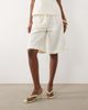 Mango Mango Sansa tailored bermuda shorts in cream - part of a set-Neutral - 2