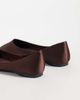 Mango Mango satin ballet flats in brown - 4