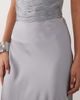 Mango Mango satin maxi skirt in silver - part of a set - 2