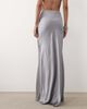 Mango Mango satin maxi skirt in silver - part of a set - 3