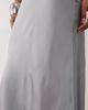 Mango Mango satin maxi skirt in silver - part of a set - 4