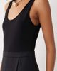 Mango Mango scoop neck sleeveless jumpsuit in black - 3