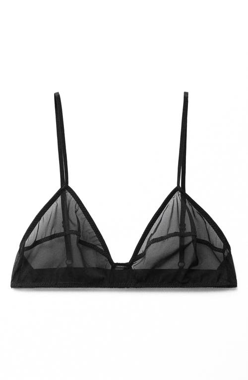 MANGO - Semisheer Wireless Triangle Bra