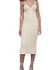 MANGO MANGO Sequin Detail Empire Waist Midi Dress - 1