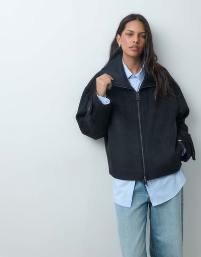 Mango Mango short jacket in black
