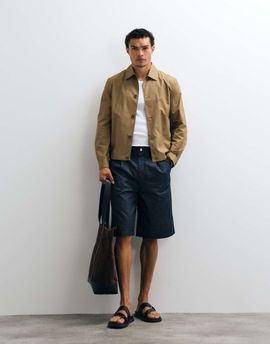 Mango Mango short jacket in brown
