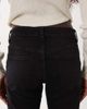 Mango Mango Sienna cotton blend kick flare jeans in black - 4