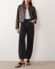Mango Mango Simone barrel leg jean in washed black - 1