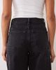 Mango Mango Simone barrel leg jean in washed black - 4