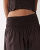 Mango Mango Siros crinkle waist maxi skirt in dark brown - part of a set - 2