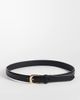 Mango Mango skinny belt in black - 1