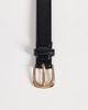 Mango Mango skinny belt in black - 3