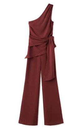 MANGO MANGO Sleeveless Asymmetric Jumpsuit