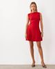 Mango Mango sleeveless knit mini dress in red - 3