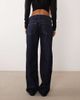Mango Mango slim barrel jean in indigo-Blue - 3