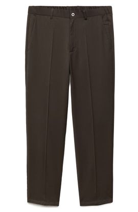 MANGO MANGO Slim Fit CoolMax® Straight Leg Pants