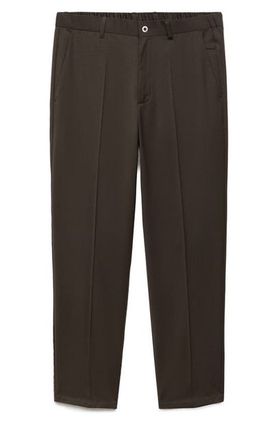 MANGO MANGO Slim Fit CoolMax® Straight Leg Pants