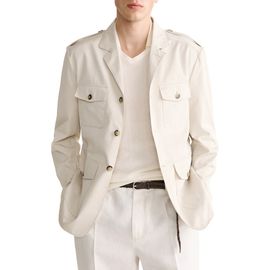 MANGO MANGO Slim Fit Cotton Jacket