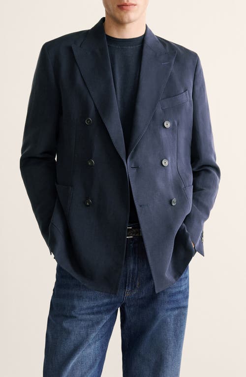 MANGO MANGO Slim Fit Double Breasted Suit Jacket