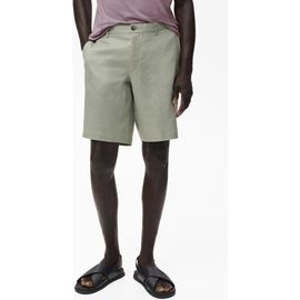 MANGO MANGO Slim Fit Linen Bermuda Shorts