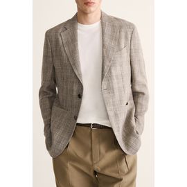 MANGO MANGO Slim Fit Prince of Wales Check Sport Coat