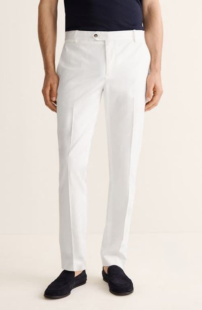 MANGO MANGO Slim Fit Stretch Cotton Pants
