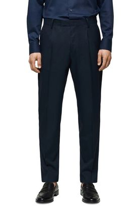 MANGO MANGO Slim Fit Virgin Wool Suit Pants