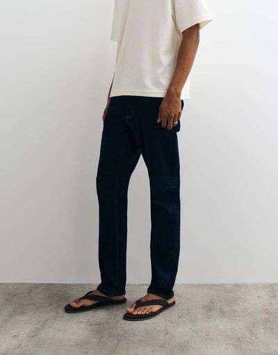 Mango Mango slim jeans in indigo-Blue