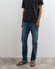 Mango Mango slim jeans in mid blue - 1