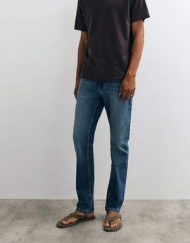 Mango Mango slim jeans in mid blue