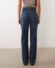 Mango Mango slim straight jeans in dark blue - 3