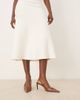 Mango Mango sling back heels with gold hoop detail in brown - 3