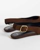 Mango Mango slingback flats in chocolate-Brown - 4