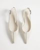 Mango Mango slingback flats in ecru-Neutral - 2
